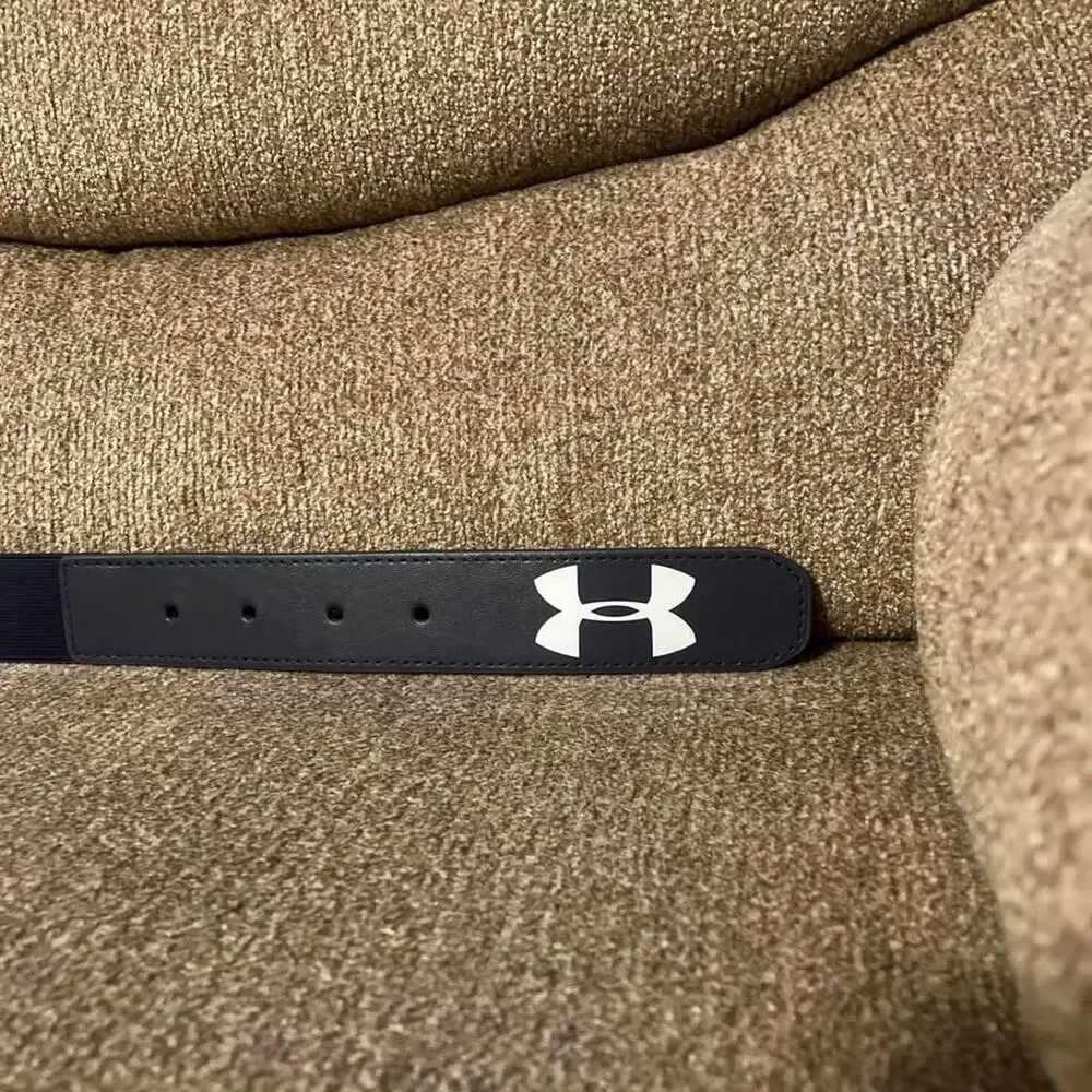 Under Armour Belt One Size Blu Adjustable Elastic Stretch Uniform Baseball Sport